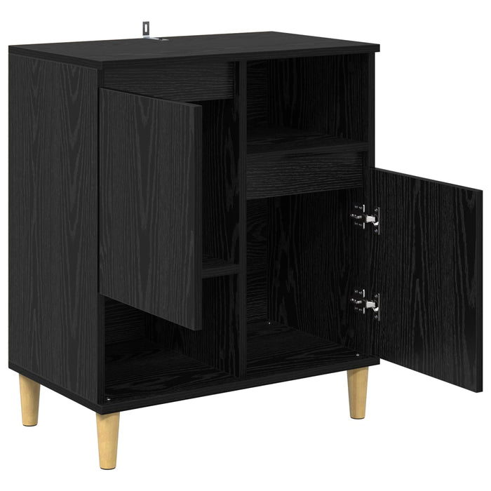 Bufet Stejar negru 35 x 60 x 70 cm Lemn compozit - WALTI WALTI
