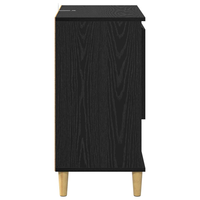 Bufet Stejar negru 35 x 60 x 70 cm Lemn compozit - WALTI WALTI