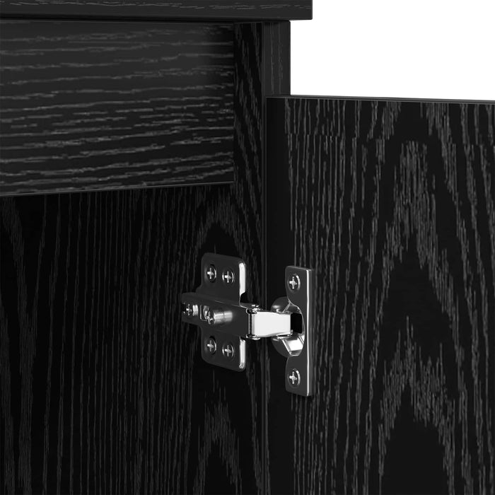 Bufet Stejar Negru 60 x 35 x 70 cm Lemn compozit - WALTI WALTI