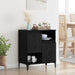 Bufet Stejar Negru 60 x 35 x 70 cm Lemn compozit - WALTI WALTI
