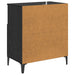 Bufet Stejar Negru 60 x 35 x 70 cm Lemn compozit - WALTI WALTI