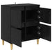 Bufet Stejar Negru 60 x 35 x 70 cm Lemn compozit - WALTI WALTI