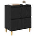 Bufet Stejar Negru 60 x 35 x 70 cm Lemn compozit - WALTI WALTI