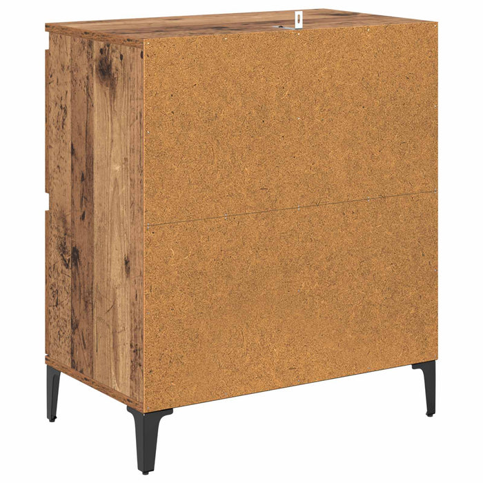 Bufet Lemn Vechi 60 x 35 x 70 cm Lemn Ingineresc și Fier - WALTI WALTI