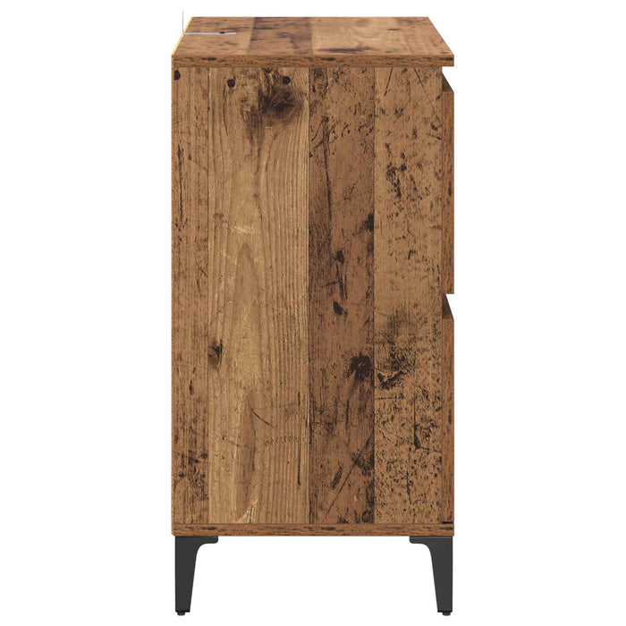 Bufet Lemn Vechi 60 x 35 x 70 cm Lemn Ingineresc și Fier - WALTI WALTI