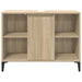 Dulap de chiuvetă cu raft cu ușă Stejar Sonoma 80 x 33 x 60 cm - WALTI WALTI