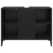 Dulap de chiuvetă cu raft cu ușă Stejar Negru 80 x 33 x 60 cm - WALTI WALTI