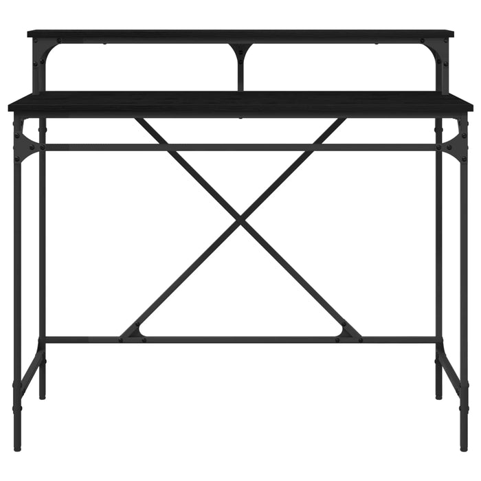 Birou Stejar Negru 100 x 50 x 90 cm Lemn compozit - WALTI WALTI