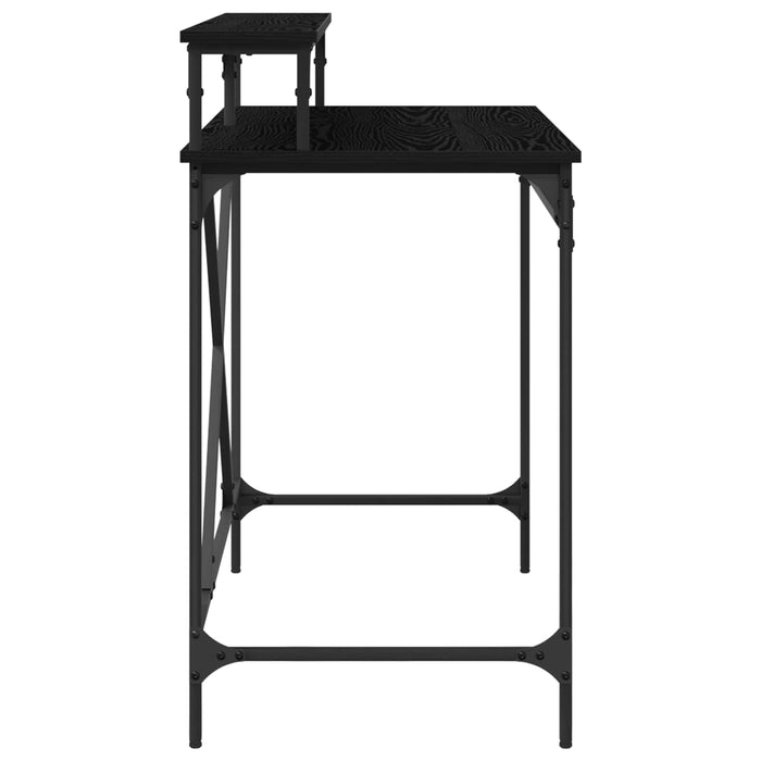 Birou Stejar Negru 100 x 50 x 90 cm Lemn compozit - WALTI WALTI