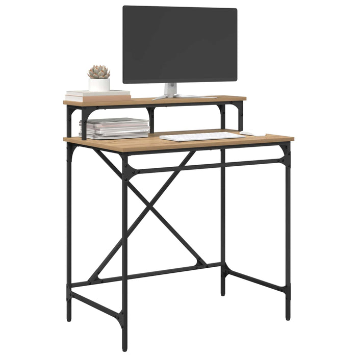 Birou Stejar Artizanal Lemn compozit 80 x 50 x 90 cm WALTI