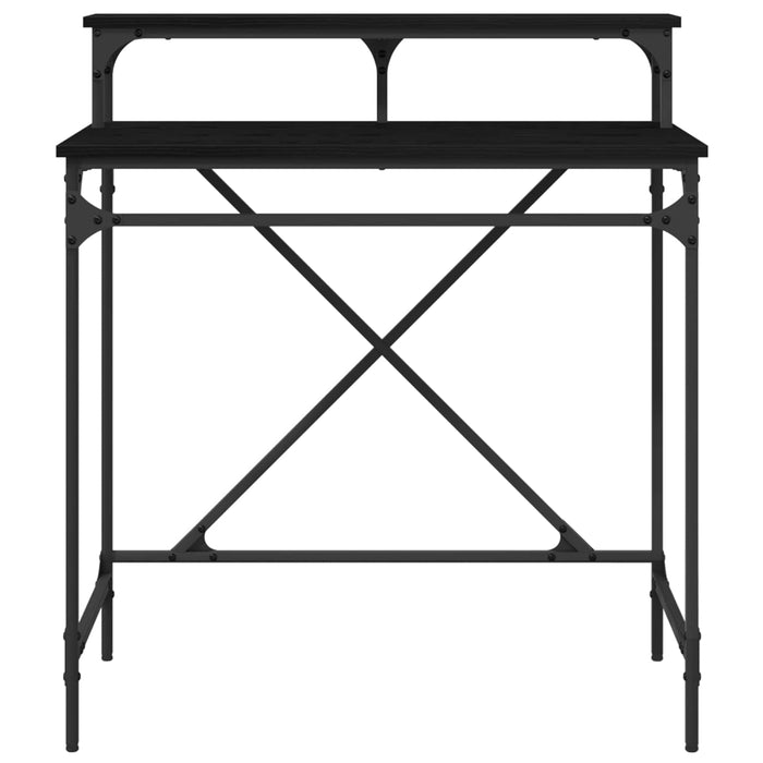 Birou Stejar Negru 80 x 50 x 90 cm Lemn compozit - WALTI WALTI