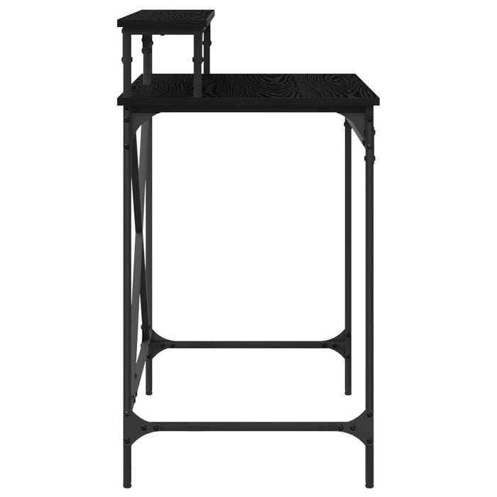 Birou Stejar Negru 80 x 50 x 90 cm Lemn compozit - WALTI WALTI