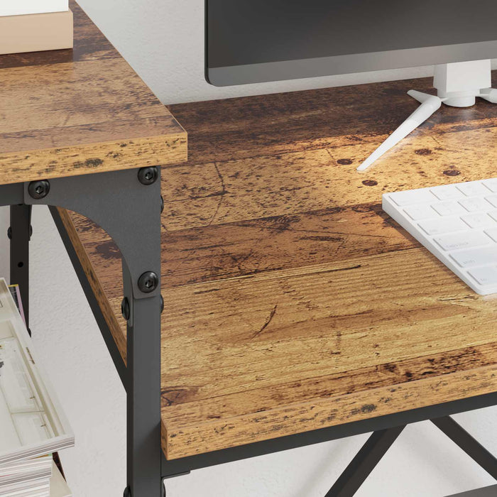 Birou Lemn Vechi 135 x 50 x 90 cm Lemn compozit - WALTI WALTI