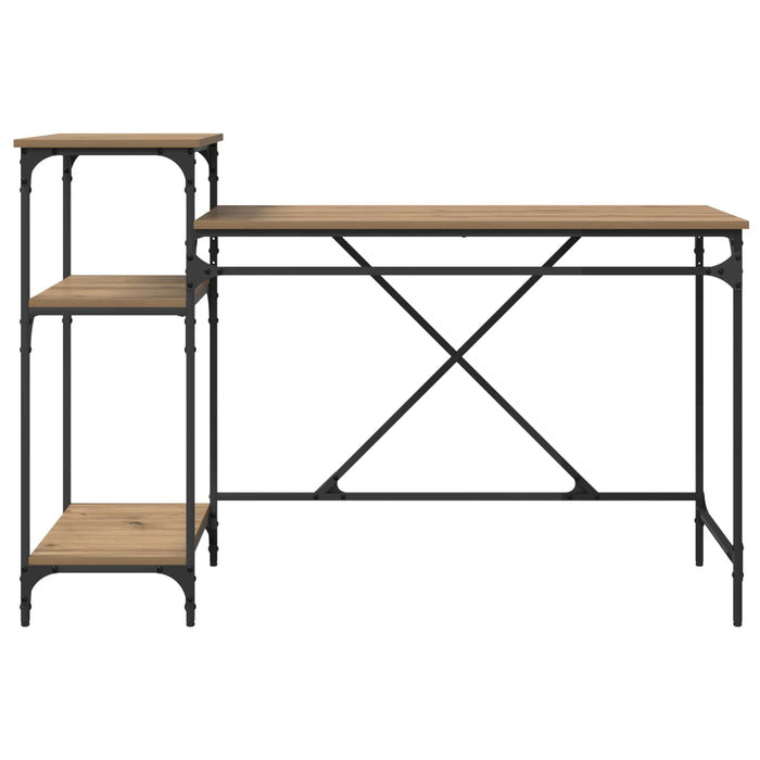 Birou Stejar Artizanal Lemn compozit 135 x 50 x 90 cm WALTI