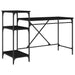 Birou Stejar Negru 135 x 50 x 90 cm Lemn compozit - WALTI WALTI