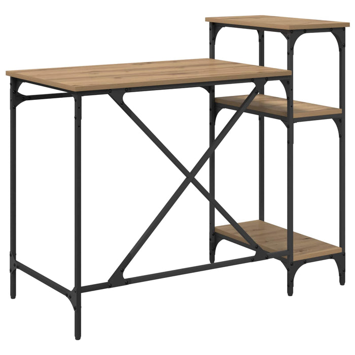 Birou Stejar Artizanal Lemn compozit 105 x 50 x 90 cm WALTI