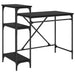 Birou Stejar Negru 105 x 50 x 90 cm Lemn compozit - WALTI WALTI