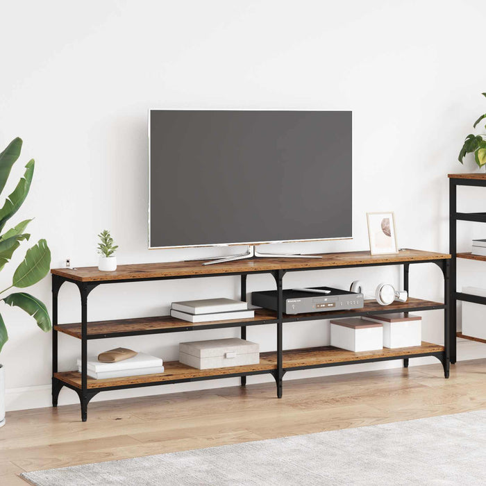 Cabinet TV Lemn Vechi 160 x 30 x 50 cm Lemn Ingineresc și Fier WALTI