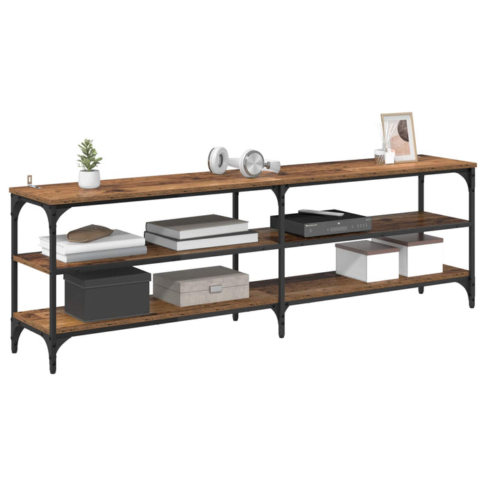 Cabinet TV Lemn Vechi 160 x 30 x 50 cm Lemn Ingineresc și Fier WALTI