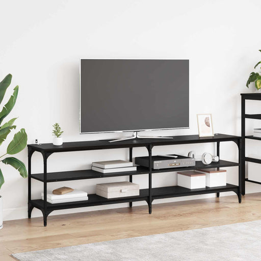 Cabinet TV Stejar Negru 160 x 30 x 50 cm - WALTI WALTI