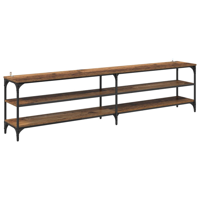 Cabinet TV Lemn Vechi 200 x 30 x 50 cm Lemn Ingineresc și Fier - WALTI WALTI