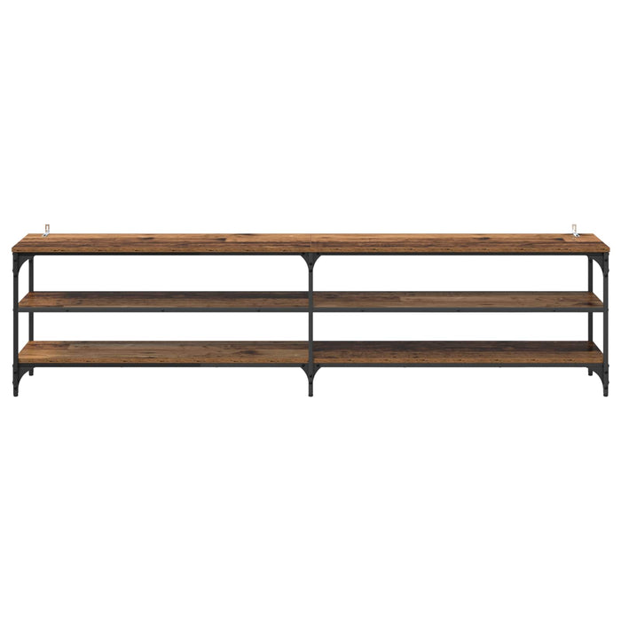 Cabinet TV Lemn Vechi 200 x 30 x 50 cm Lemn Ingineresc și Fier - WALTI WALTI