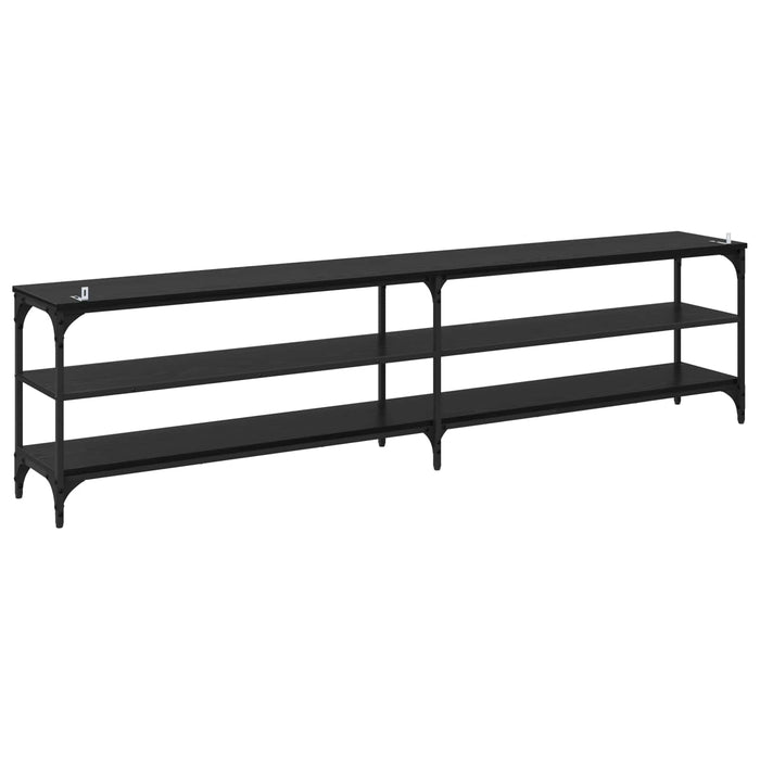 Cabinet TV Stejar Negru 200 x 30 x 50 cm - WALTI WALTI