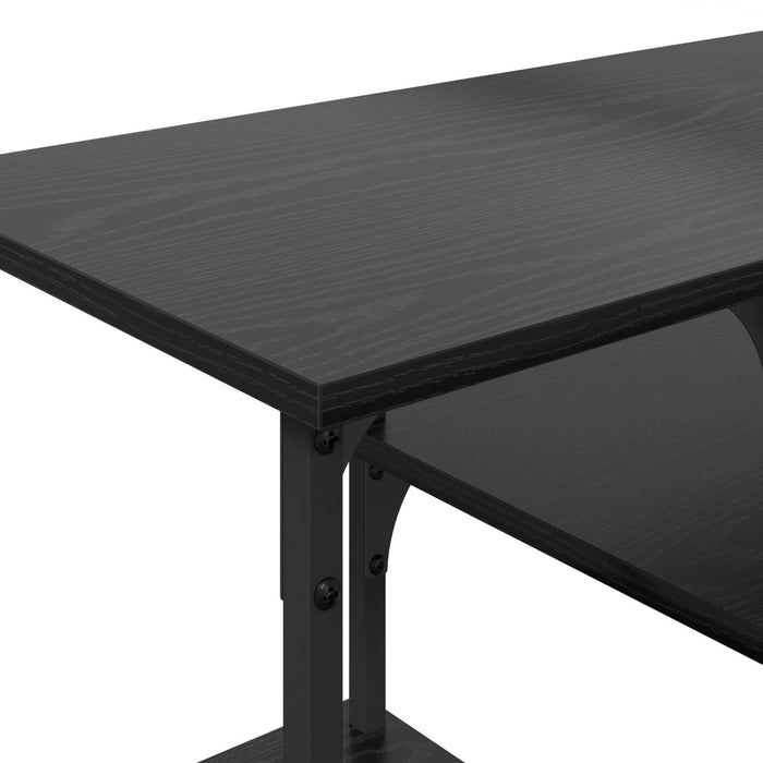 Cabinet TV Stejar Negru 102 x 35 x 45,5 cm - WALTI WALTI