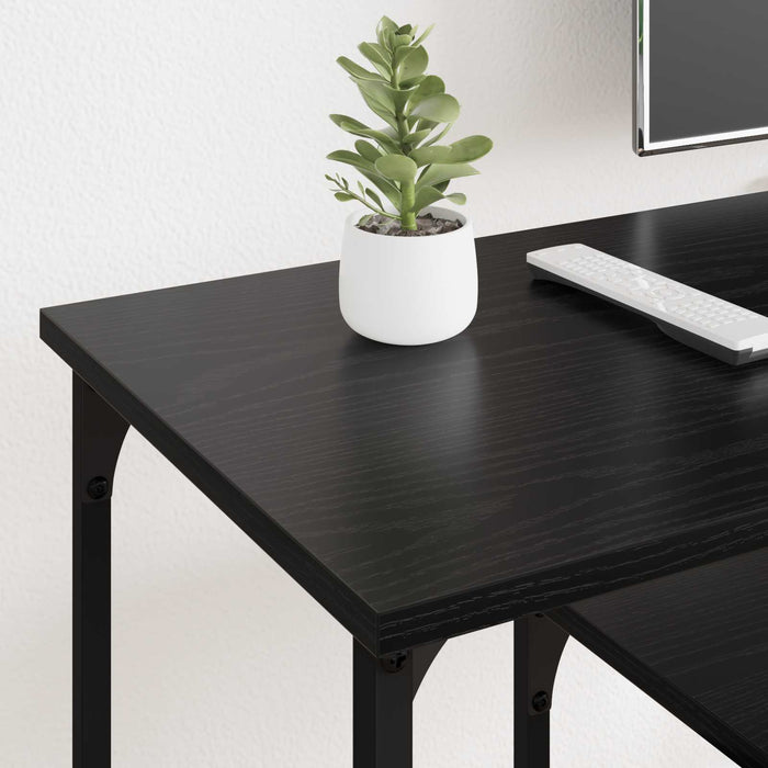 Cabinet TV Stejar Negru 102 x 35 x 45,5 cm - WALTI WALTI