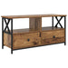 Cabinet TV Lemn Vechi 90 x 33 x 45 cm Lemn ingineresc și oțel - WALTI WALTI