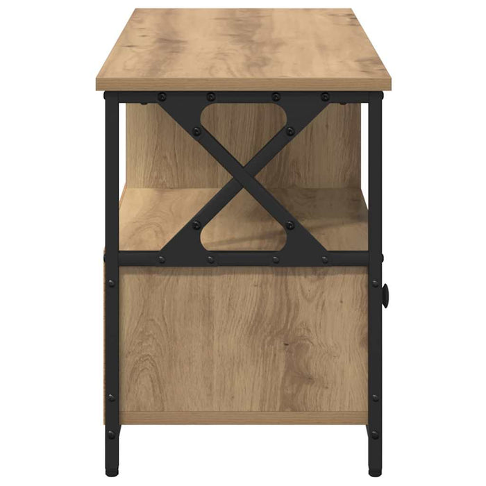 Cabinet TV cu sertar Stejar Artizanal 90 x 33 x 45 cm - WALTI WALTI