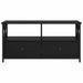 Cabinet TV Stejar Negru 90 x 33 x 45 cm Lemn ingineresc și oțel - WALTI WALTI