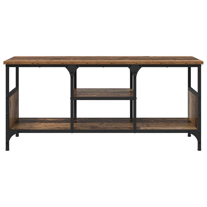 Cabinet TV Lemn Vechi 100 x 35 x 45 cm Lemn Ingineresc și Fier - WALTI WALTI