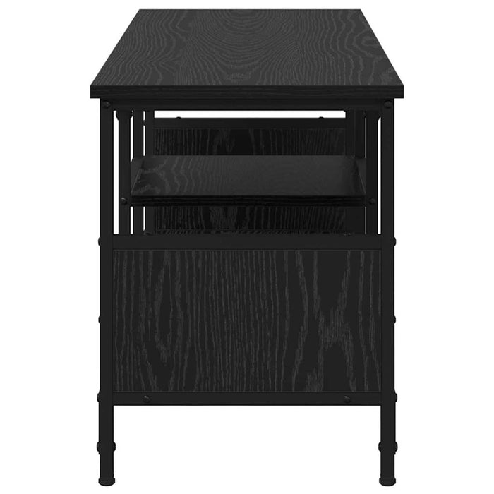Cabinet TV Stejar Negru 100 x 35 x 45 cm - WALTI WALTI