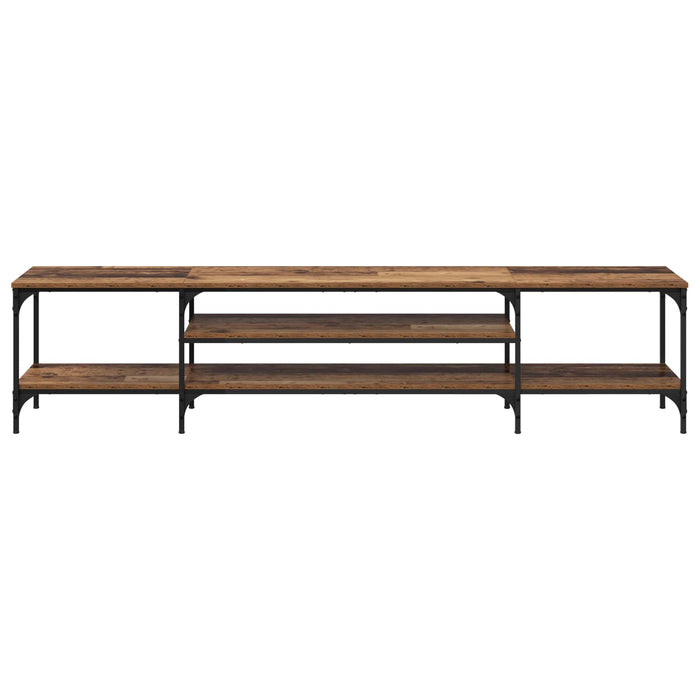 Cabinet TV Lemn Vechi 201 x 35 x 45 cm Lemn Ingineresc și Fier - WALTI WALTI