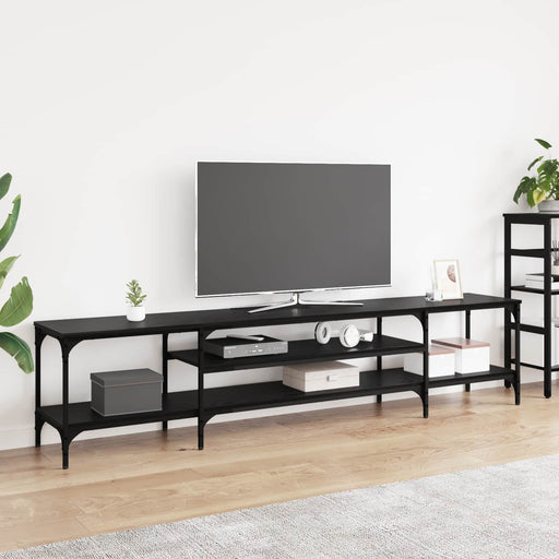 Cabinet TV Stejar Negru 201 x 35 x 45 cm - WALTI WALTI