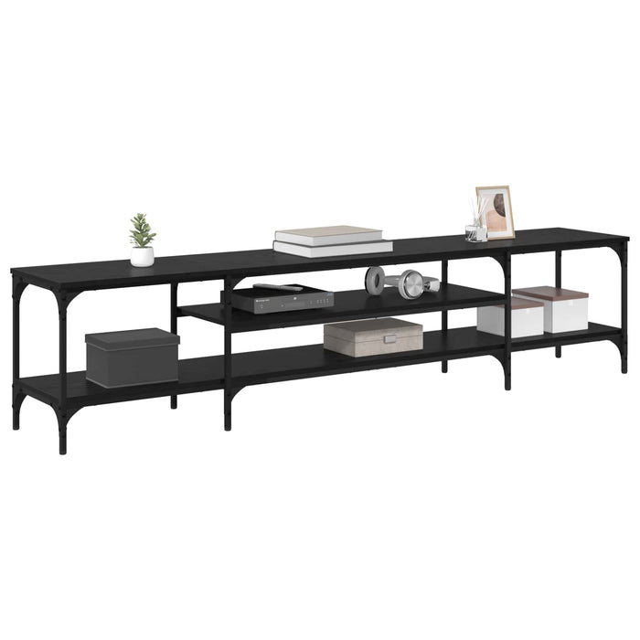 Cabinet TV Stejar Negru 201 x 35 x 45 cm - WALTI WALTI