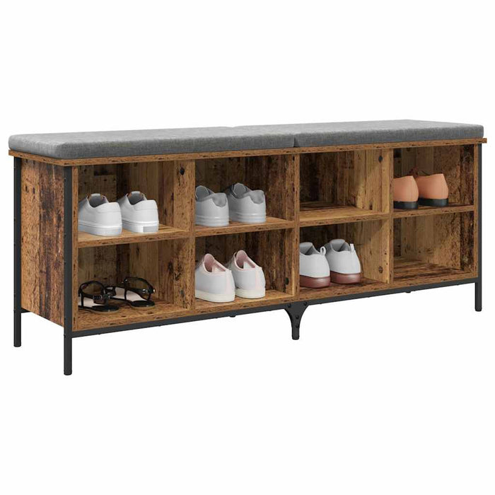 Dulap pentru pantofi cu raft Lemn Vechi 131 x 35 x 50 cm - WALTI WALTI