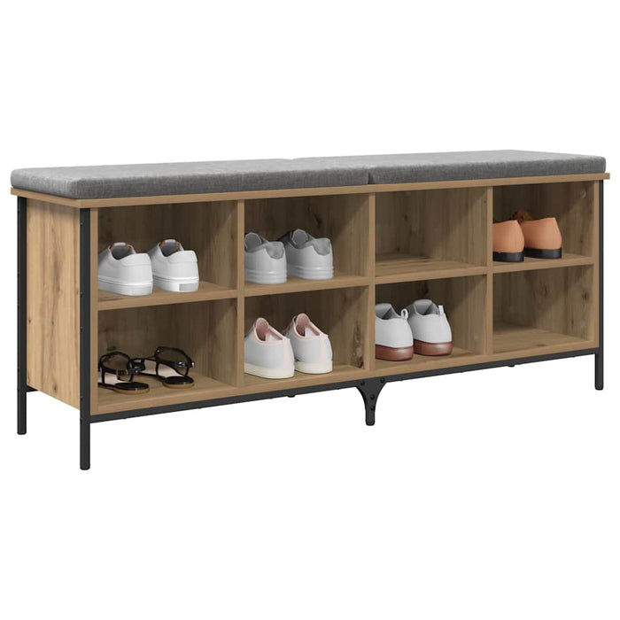 Dulap pentru pantofi cu raft Stejar Artizanal 131 x 35 x 50 cm - WALTI WALTI
