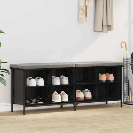 Dulap pentru pantofi cu raft Stejar Negru 131 x 35 x 50 cm - WALTI WALTI
