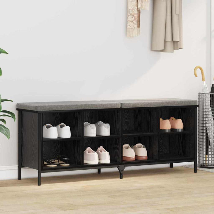 Dulap pentru pantofi cu raft Stejar Negru 131 x 35 x 50 cm - WALTI WALTI
