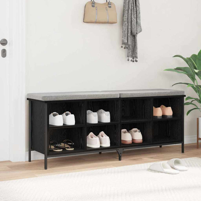 Dulap pentru pantofi cu raft Stejar Negru 131 x 35 x 50 cm - WALTI WALTI