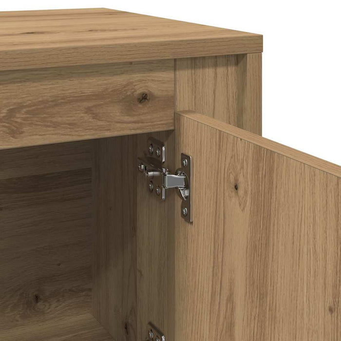Cabinet TV Stejar Artizanal 102 x 35 x 45 cm Lemn compozit - WALTI WALTI
