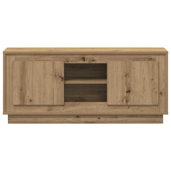Cabinet TV Stejar Artizanal 102 x 35 x 45 cm Lemn compozit - WALTI WALTI