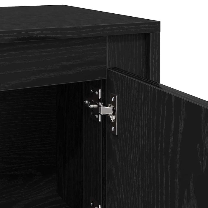 Cabinet TV Stejar Negru 102 x 35 x 45 cm Lemn compozit - WALTI WALTI