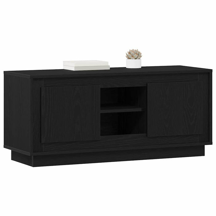 Cabinet TV Stejar Negru 102 x 35 x 45 cm Lemn compozit - WALTI WALTI