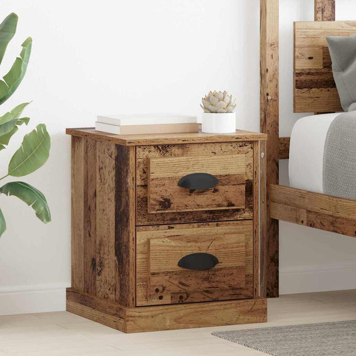 Dulap de noapte Lemn vechi 39 x 39 x 47.5 cm Lemn compozit - WALTI WALTI
