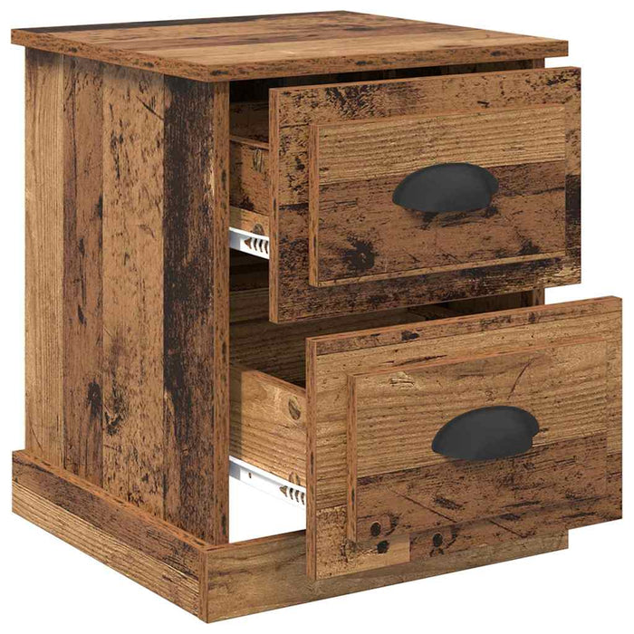 Dulap de noapte Lemn vechi 39 x 39 x 47.5 cm Lemn compozit - WALTI WALTI