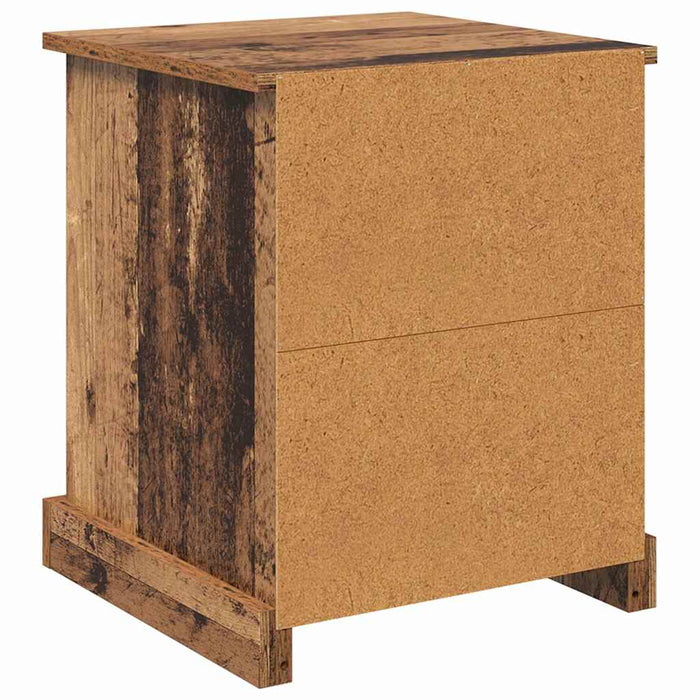 Dulap de noapte Lemn vechi 39 x 39 x 47.5 cm Lemn compozit - WALTI WALTI