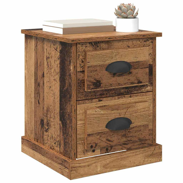 Dulap de noapte Lemn vechi 39 x 39 x 47.5 cm Lemn compozit - WALTI WALTI